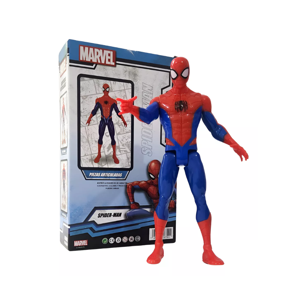 Muñeco Spiderman Hombre Araña Marvel Avengers Articulado