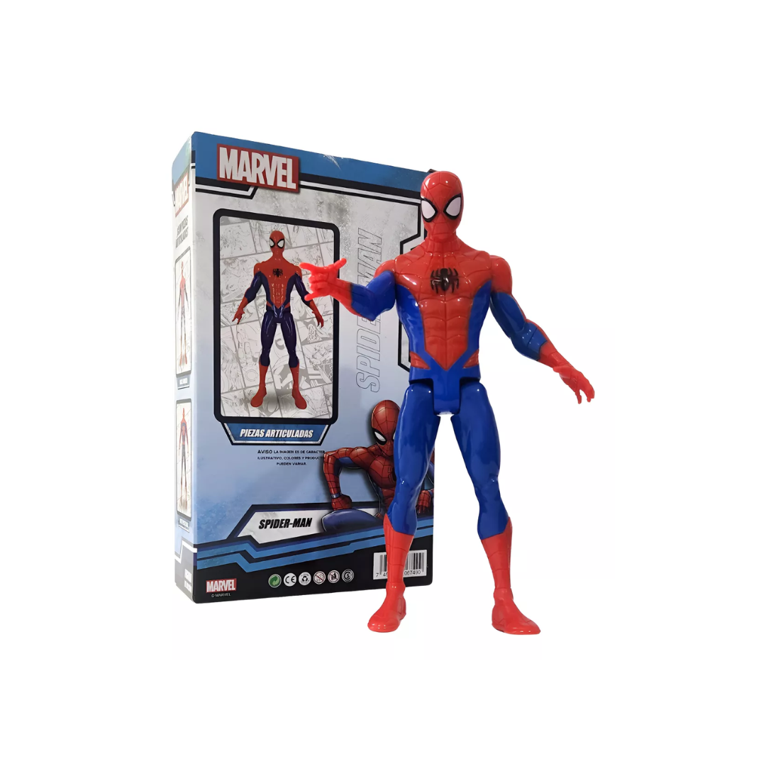 Muñeco Spiderman Hombre Araña Marvel Avengers Articulado