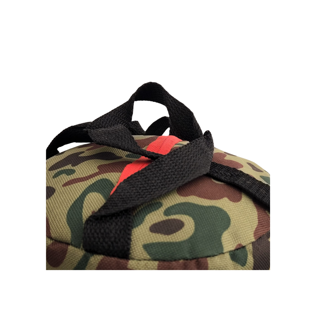 Bolsa Boxeo Infantil 50cm Con Guantes Camuflado Militar Niño